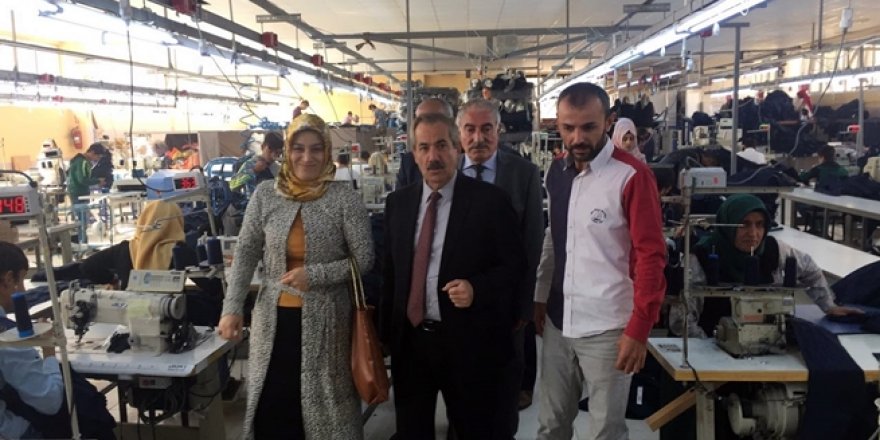 Başkan Gürsoy’dan Tekstil Fabrikasına Ziyaret
