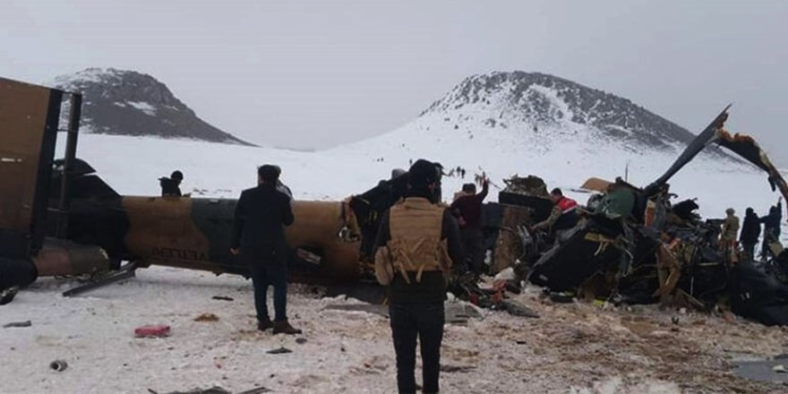 Bitlis'te Düşen Helikopter! Kaza Kırım Raporu Tamamlandı
