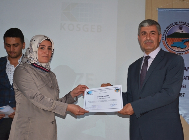 Tatvan’da 180 Girişimci Sertifikasını Aldı