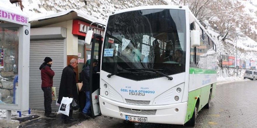 Bitlis'te Şehir İçi Otobüs Seferlerine Düzenleme