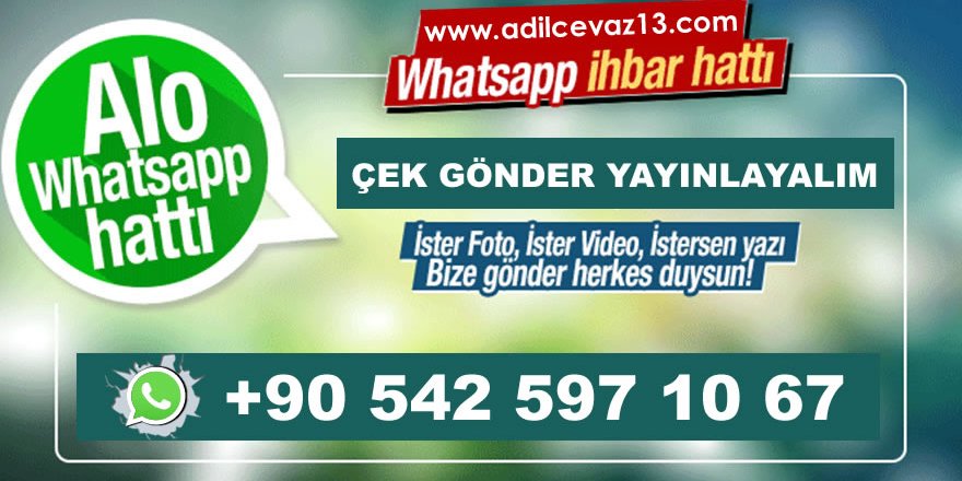 Whatsapp Haber Hattı: Çekin, Gönderin, Yayınlayalım