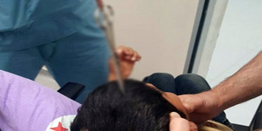 Kafasına Makas Saplanan Çocuk Kurtarıldı