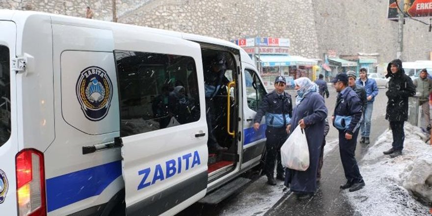 Bitlis'te Dilenci Operasyonu