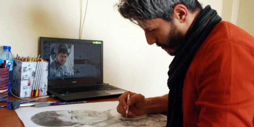 Bitlisli Ressamdan Şehitlere Vefa