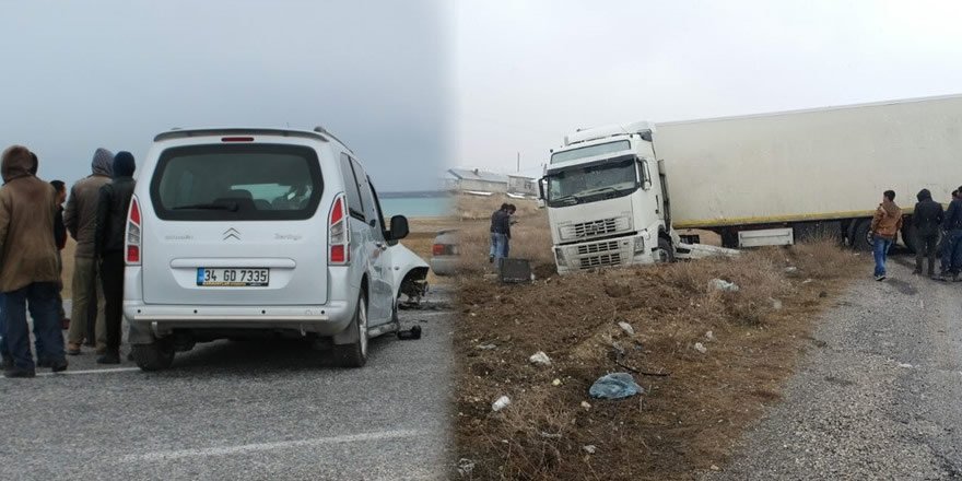 Adilcevaz - Erciş Yolunda İki Farklı Kaza