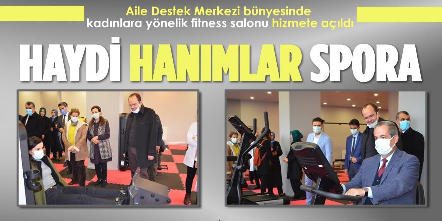 Adilcevaz’da Kadınlar İçin Fitness Salonu Açıldı