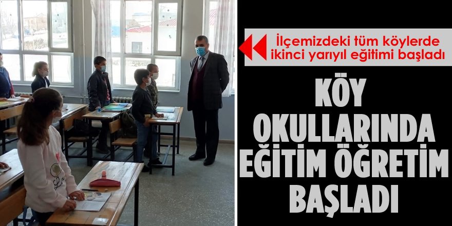 Adilcevaz’da ki Köylerde 3 Bin Öğrenci Yüz Yüze Eğitime Başladı