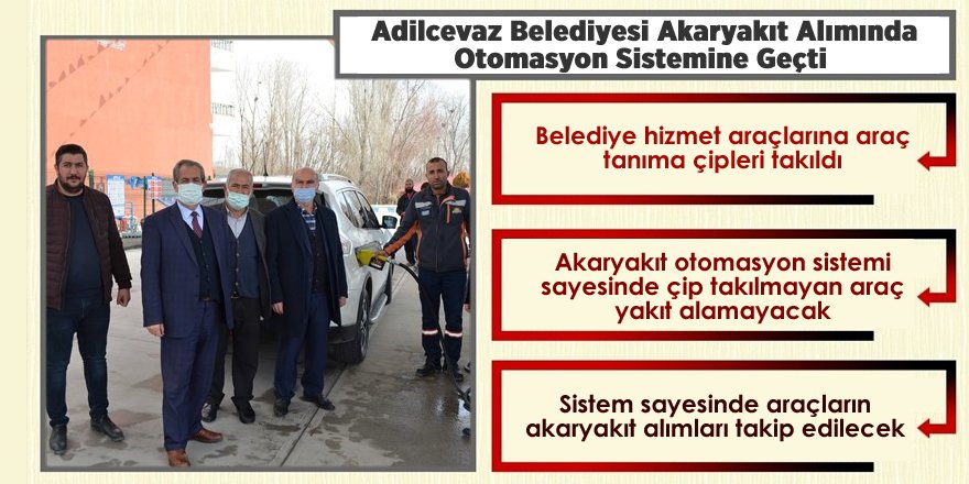 Adilcevaz Belediyesi Akaryakıt Alımında Otomasyon Sistemine Geçti