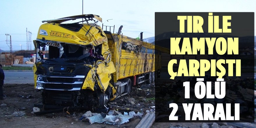 Tatvan'da TIR ile Kamyonet Çarpıştı; 1 Ölü, 2 Yaralı