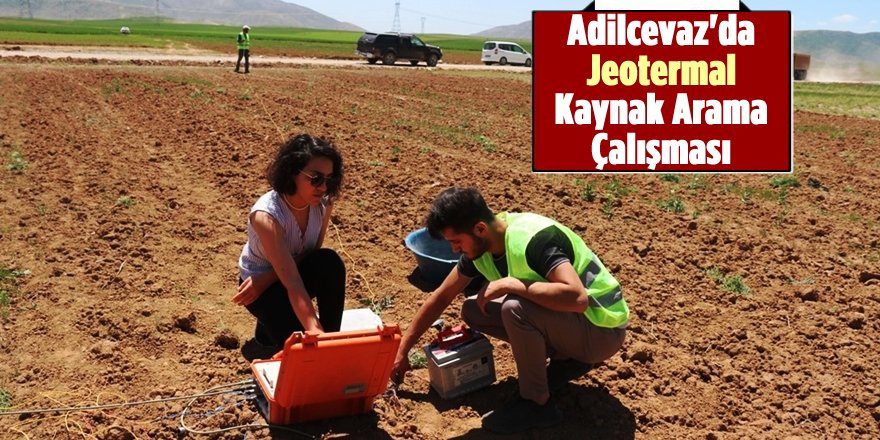 Adilcevaz'da Jeotermal Kaynak Arama Çalışması