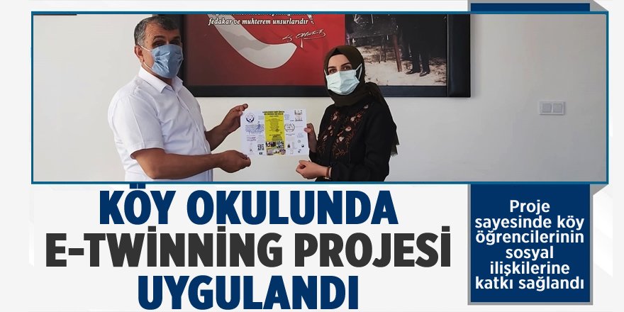 Köy Okulunda E-Twinning Projesi