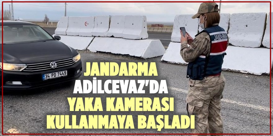 Jandarma Yol Kontrollerinde Yaka Kamerası Kullanmaya Başladı
