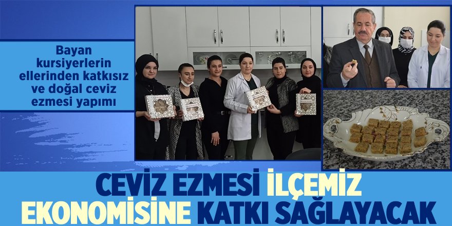 Adilcevaz Ceviz Ezmesi İlçe Ekonomisine Katkı Sağlayacak