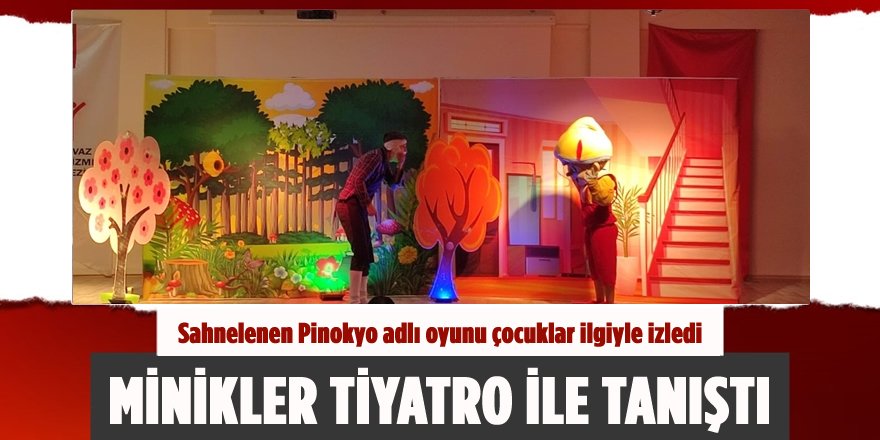 Adilcevaz’da Minik Öğrenciler Tiyatro ile Tanıştı