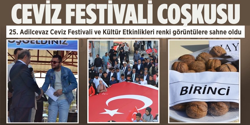 Adilcevaz’da Ceviz Festivali Coşkusu