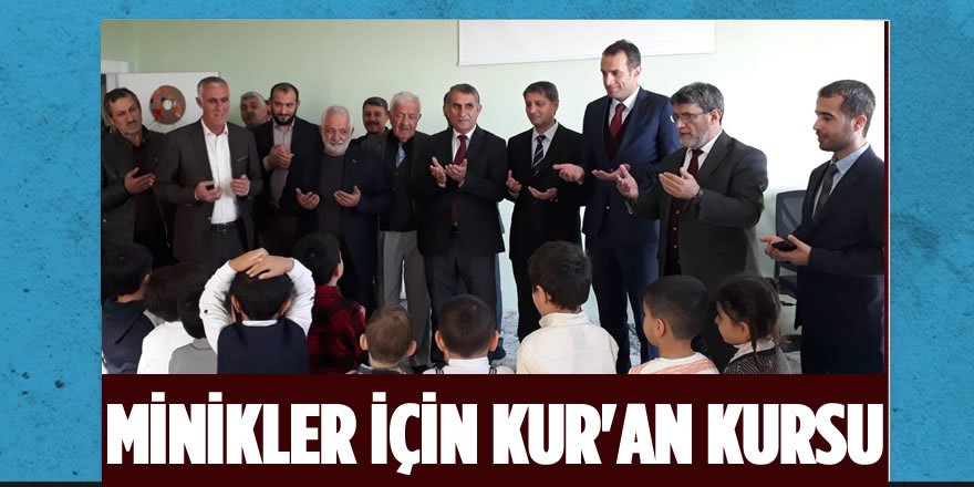 Adilcevaz’da 4-6 Yaş Kur'an Kursu Açıldı