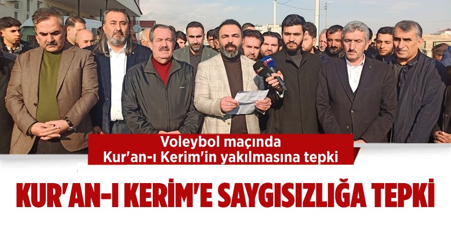 Voleybol Maçında Kur’an-ı Kerim’in Yakılmasına Tepki