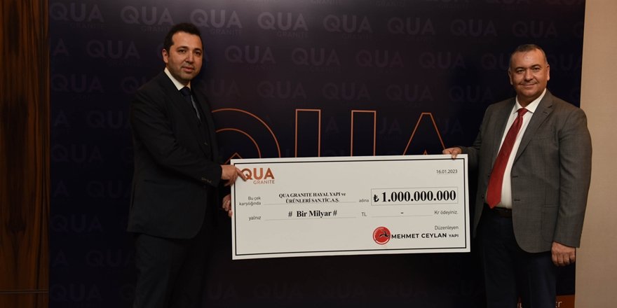 Qua Granite’ten 1 Milyar TL’lik Rekor Satış
