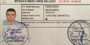 Şehit Asker Ehliyet Sınavına Başvurmuş