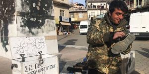 Ayakkabı Boyacısından Afrin’deki Mehmetçiğe Destek