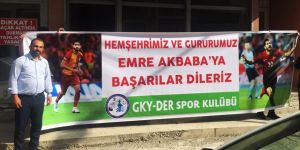 GKY-DER’den Emre Akbaba Pankartı