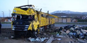 Tatvan'da TIR ile Kamyonet Çarpıştı; 1 Ölü, 2 Yaralı